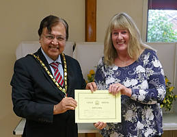 Award Gold and Silver Diplomas for Handicraft to Dawn Piper