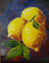 Barbara Porket - lemons, oil