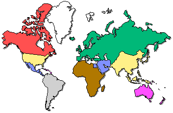 world map